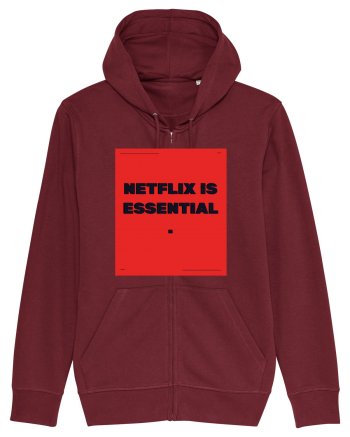 netflix is essential2 Burgundy