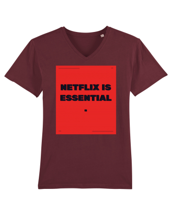 netflix is essential2 Burgundy