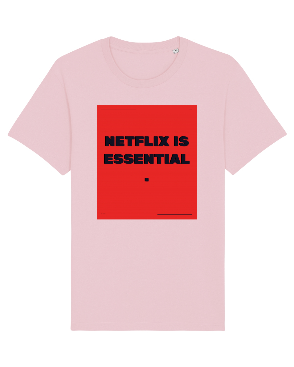Tricou mânecă scurtă Unisex Rocker Cotton Pink