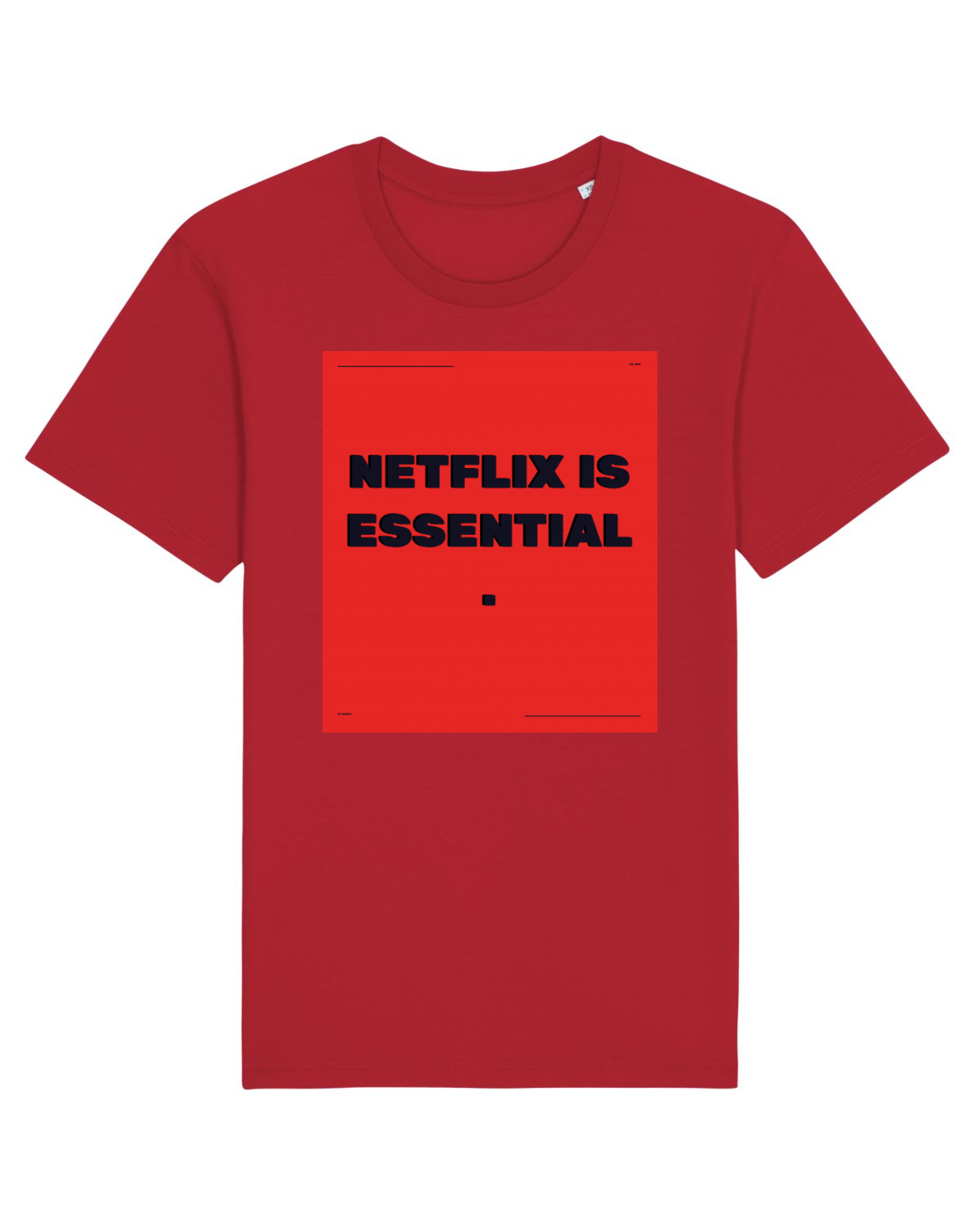 Tricou mânecă scurtă Unisex Rocker Red