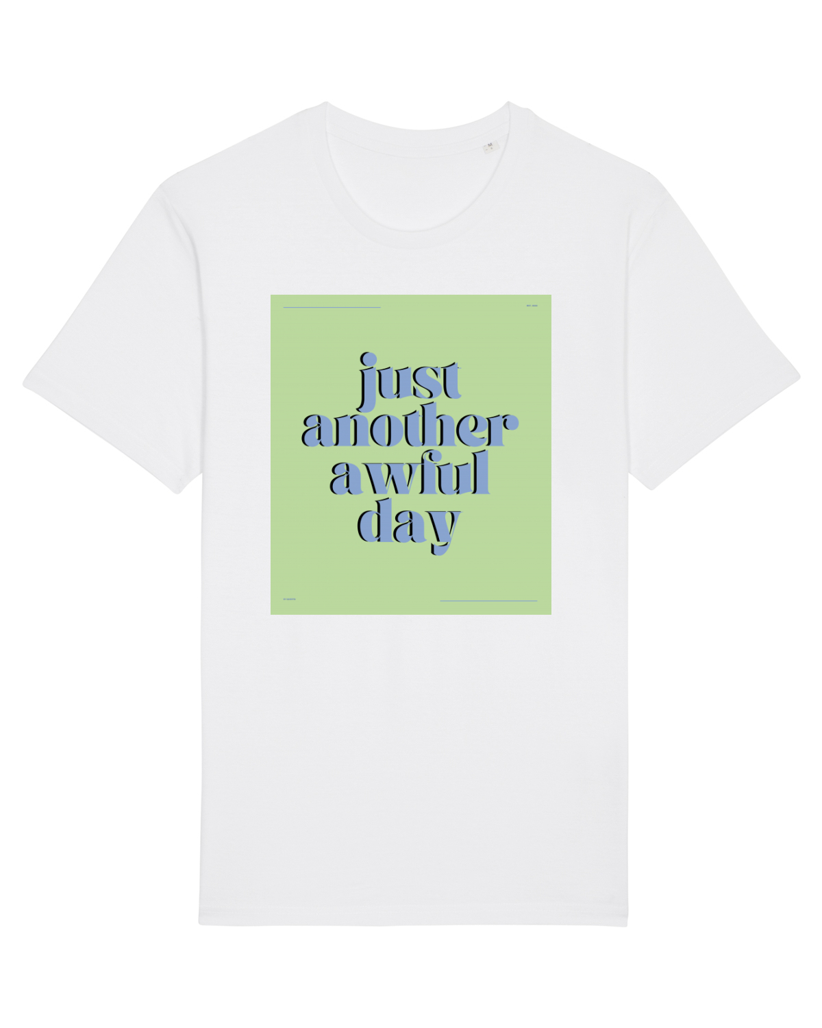 Tricou mânecă scurtă Unisex Rocker White