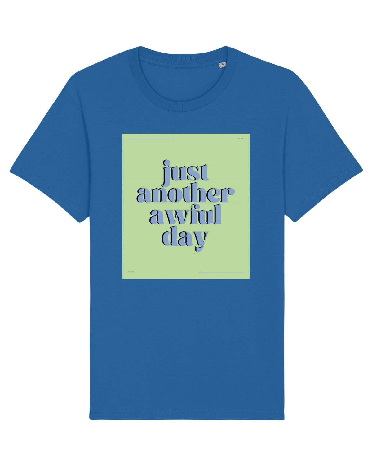 Tricou mânecă scurtă Unisex Rocker Royal Blue