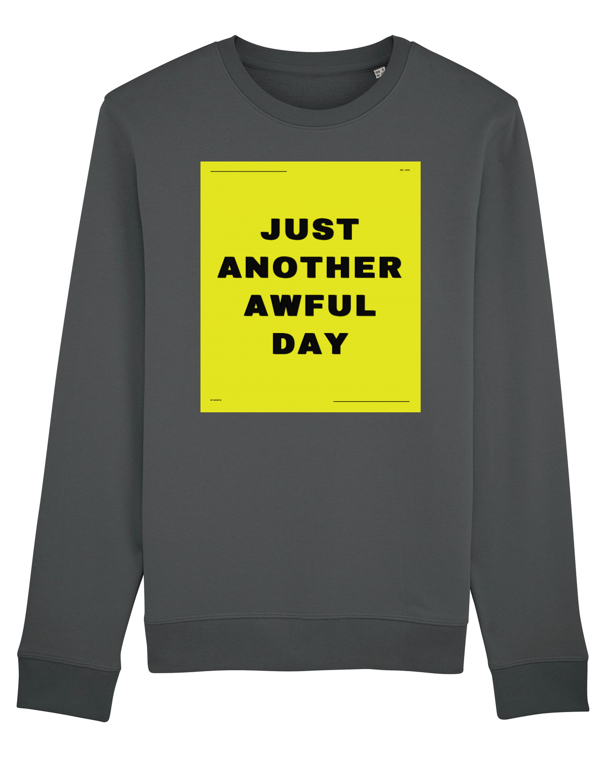 Bluză mânecă lungă Unisex Rise Anthracite