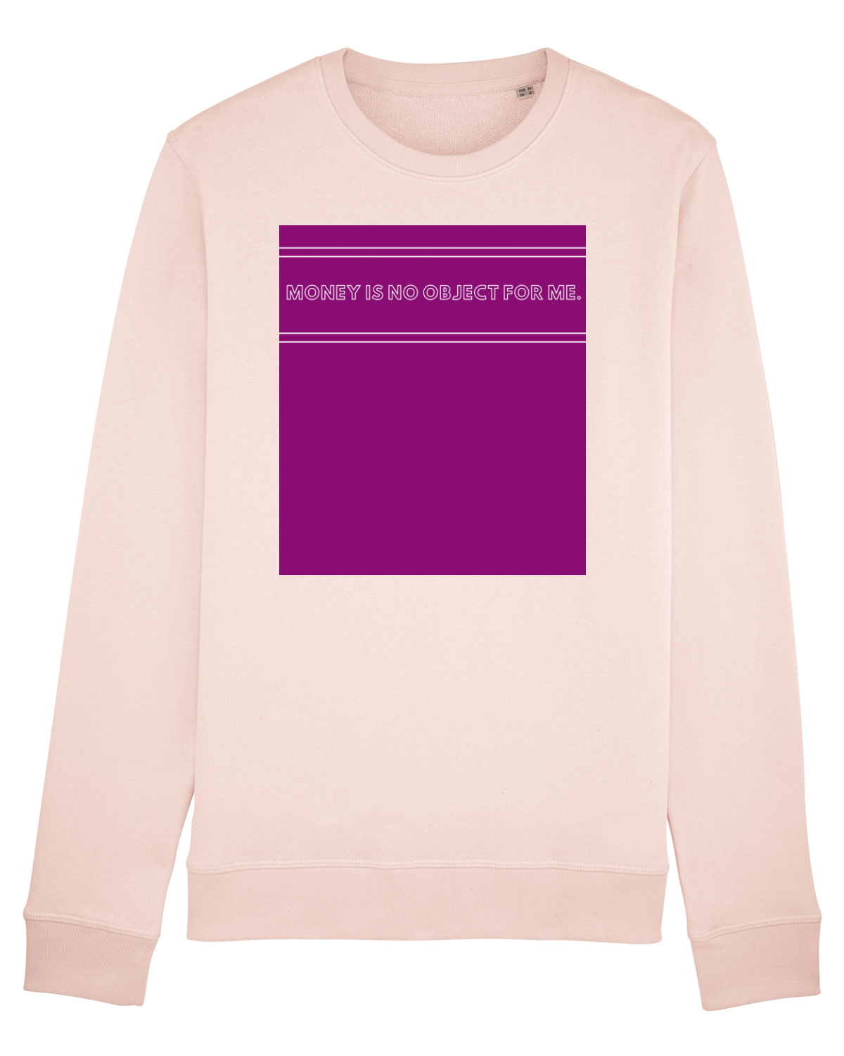 Bluză mânecă lungă Unisex Rise Candy Pink
