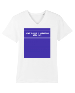 being trapped is an emotion not a fact2 Tricou mânecă scurtă guler V Bărbat Presenter