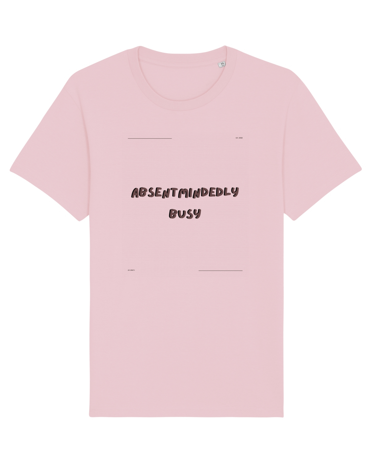 Tricou mânecă scurtă Unisex Rocker Cotton Pink