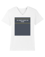 my growth makes me proud2 Tricou mânecă scurtă guler V Bărbat Presenter