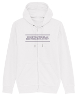 being trapped is an emotion not a fact3 Hanorac cu fermoar Unisex Connector