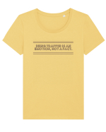 being trapped is an emotion not a fact3 Tricou mânecă scurtă guler larg fitted Damă Expresser