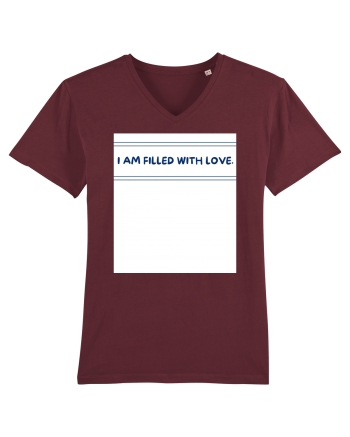 i am filled with love Burgundy