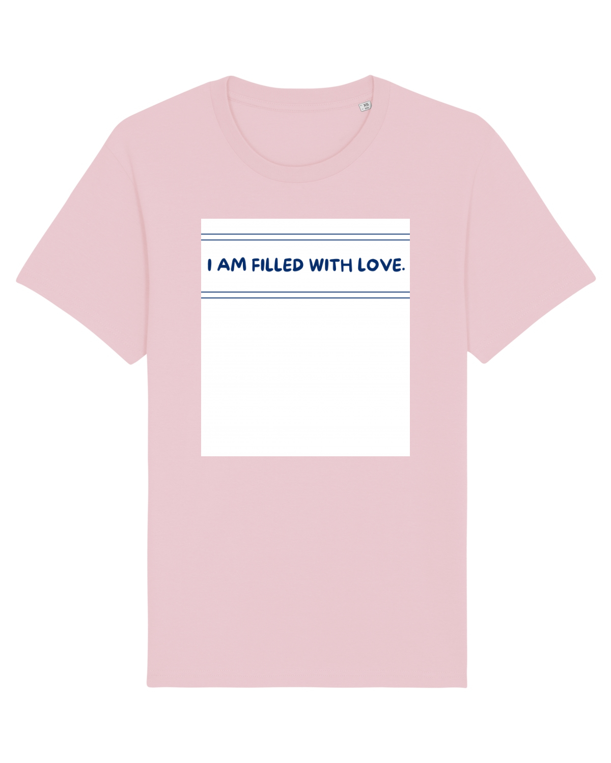 Tricou mânecă scurtă Unisex Rocker Cotton Pink