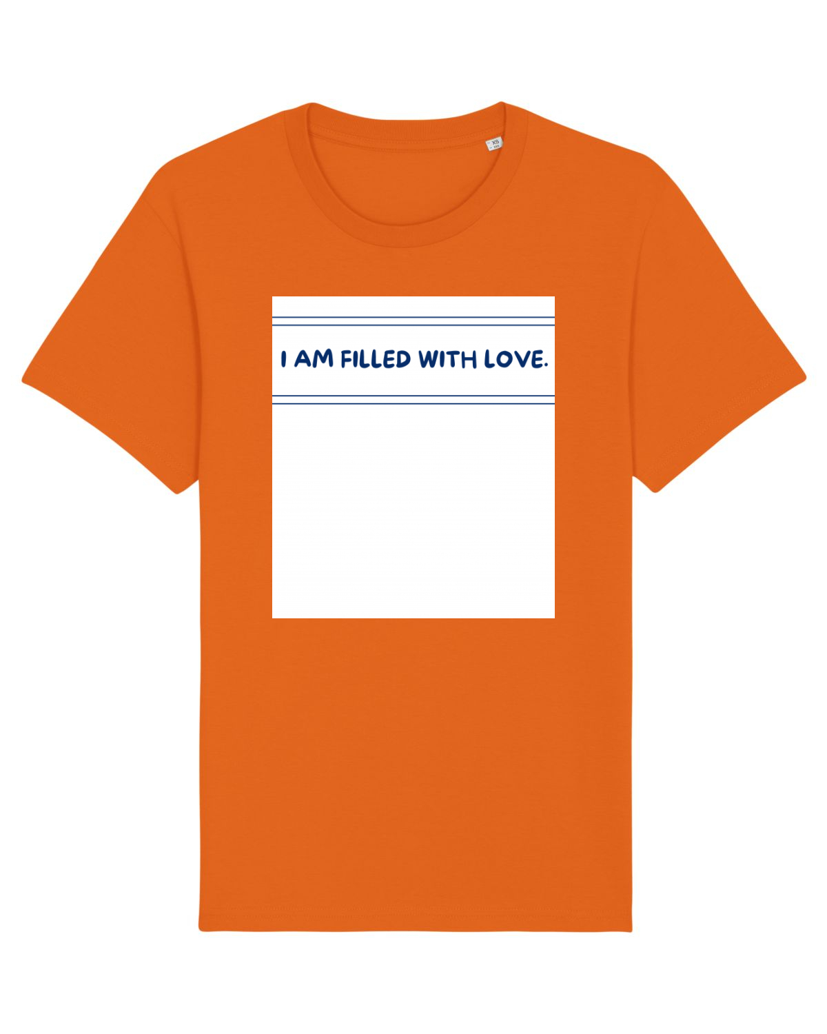 Tricou mânecă scurtă Unisex Rocker Bright Orange