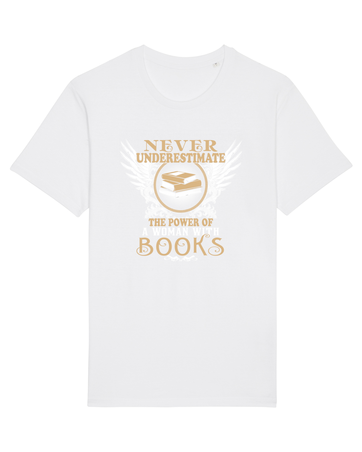 Tricou mânecă scurtă Unisex Rocker White