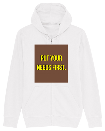 put your needs first4 White