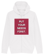 put your needs first5 Hanorac cu fermoar Unisex Connector