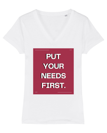 put your needs first5 White