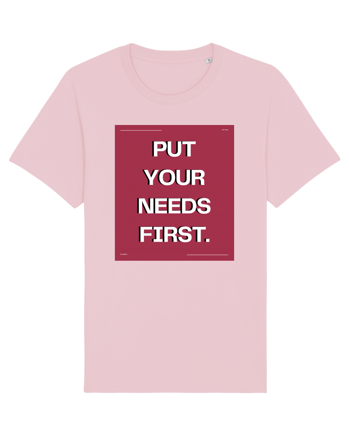Tricou mânecă scurtă Unisex Rocker Cotton Pink