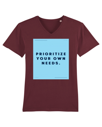 prioritize your own needs3 Burgundy