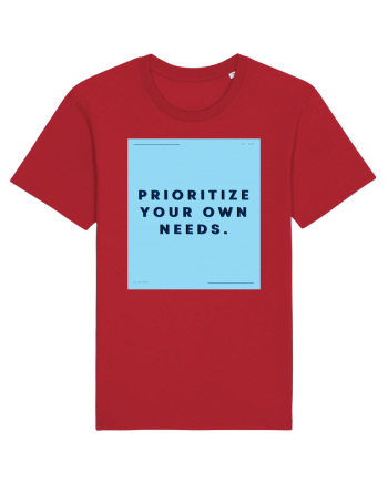 prioritize your own needs3 Red