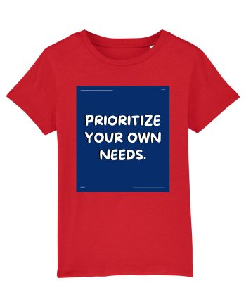 prioritize your own needs4 Red