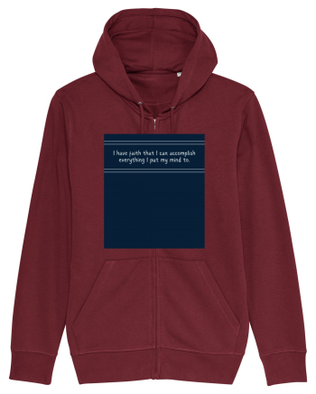 i have faith that i can accomplish everything2 Burgundy