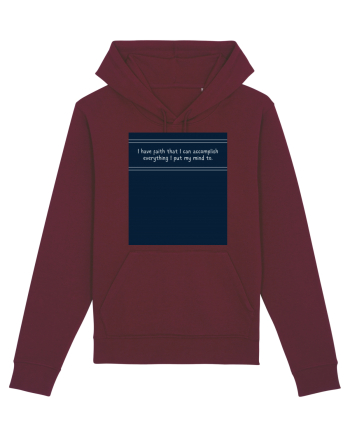 i have faith that i can accomplish everything2 Burgundy