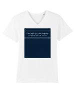i have faith that i can accomplish everything2 Tricou mânecă scurtă guler V Bărbat Presenter
