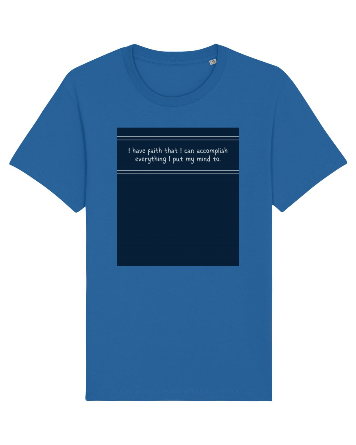 Tricou mânecă scurtă Unisex Rocker Royal Blue