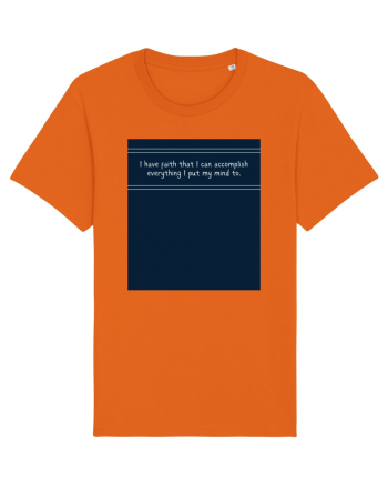 i have faith that i can accomplish everything2 Bright Orange