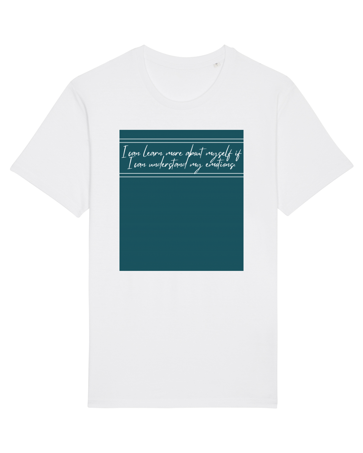Tricou mânecă scurtă Unisex Rocker White