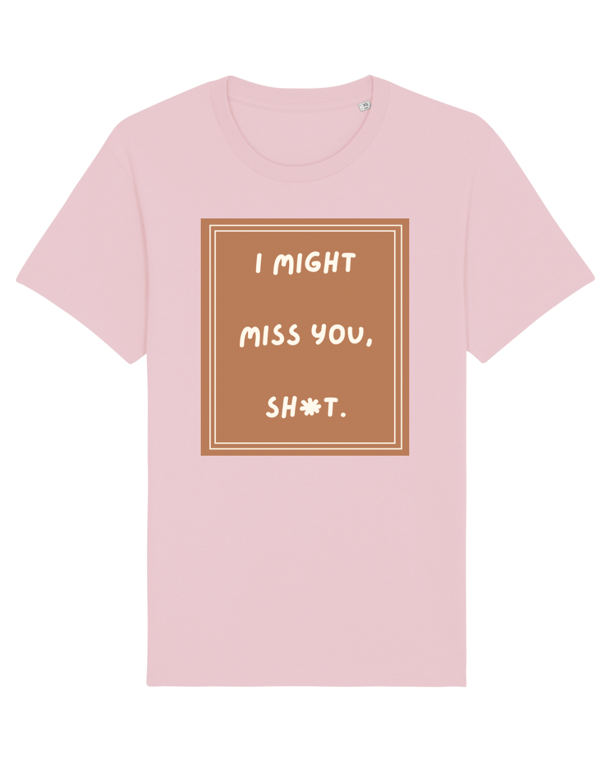 Tricou mânecă scurtă Unisex Rocker Cotton Pink