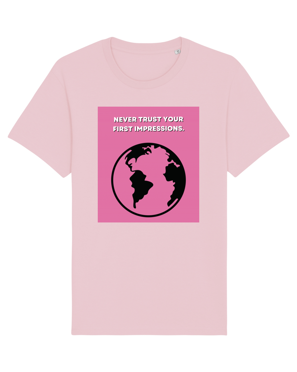 Tricou mânecă scurtă Unisex Rocker Cotton Pink