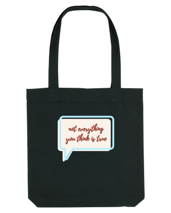 not everything you think is true Black