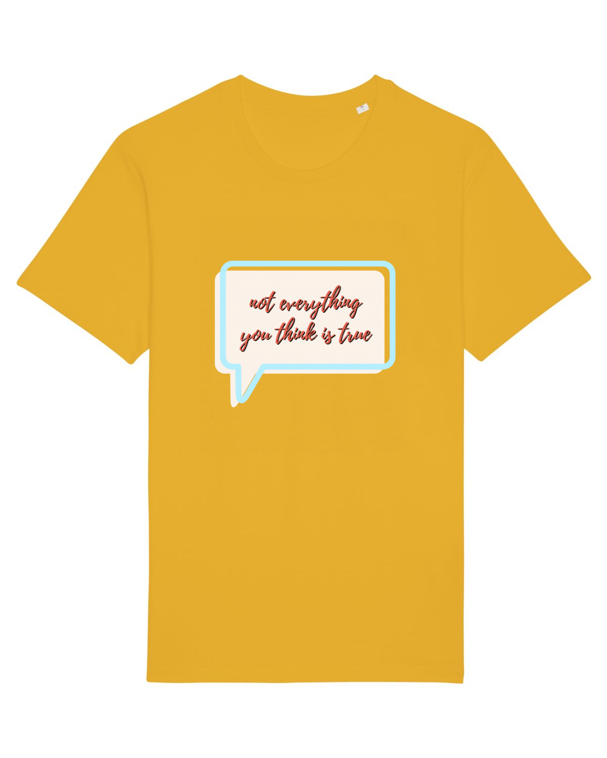 Tricou mânecă scurtă Unisex Rocker Spectra Yellow