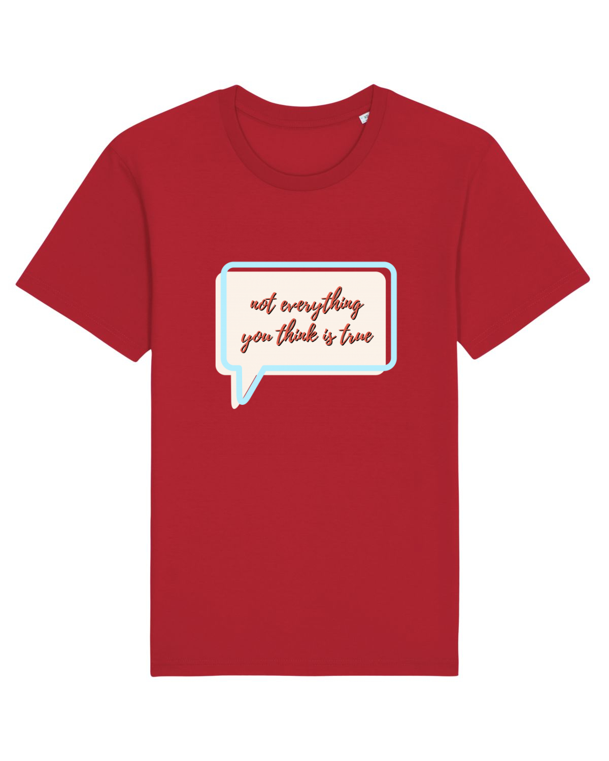 Tricou mânecă scurtă Unisex Rocker Red