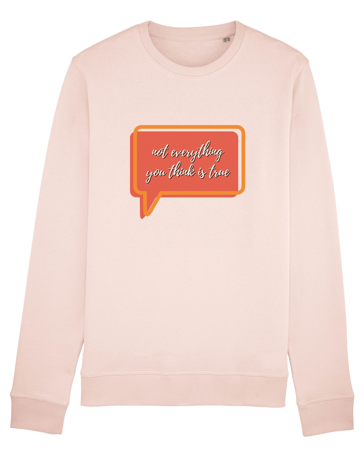 Bluză mânecă lungă Unisex Rise Candy Pink