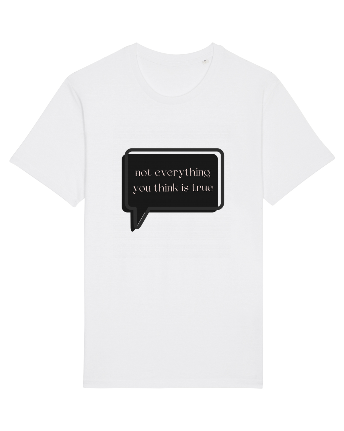 Tricou mânecă scurtă Unisex Rocker White