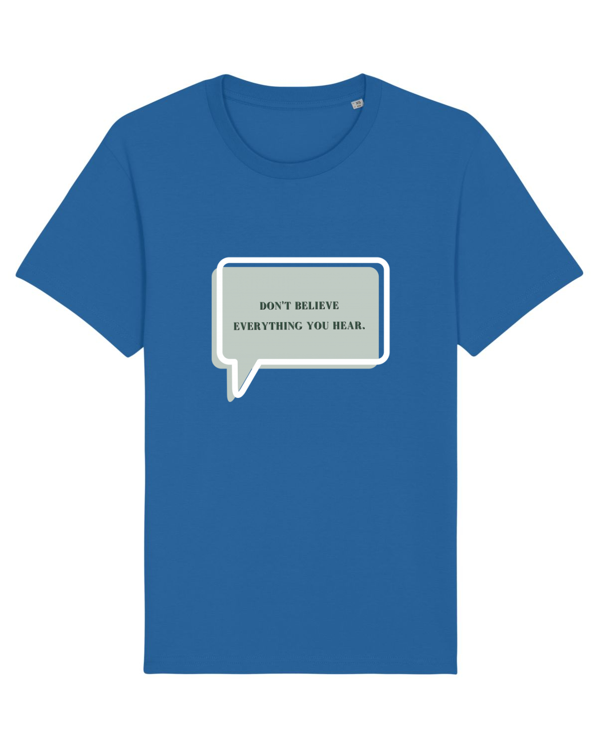 Tricou mânecă scurtă Unisex Rocker Royal Blue