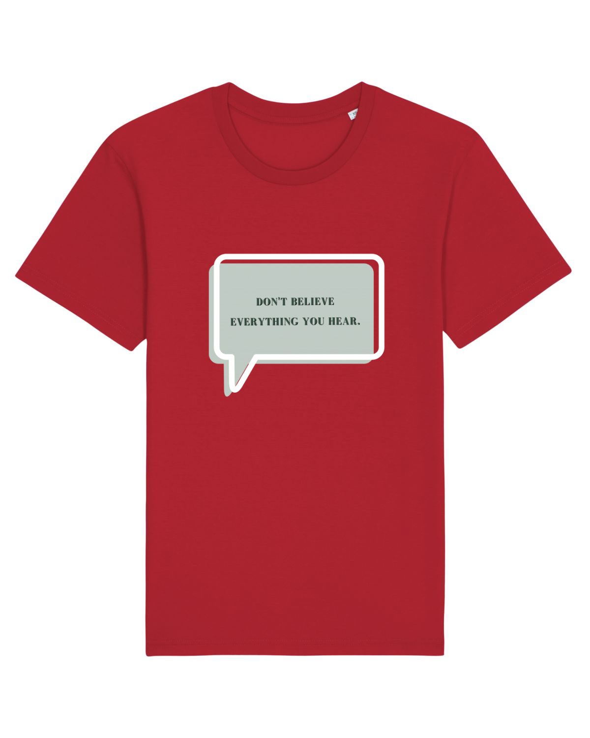 Tricou mânecă scurtă Unisex Rocker Red