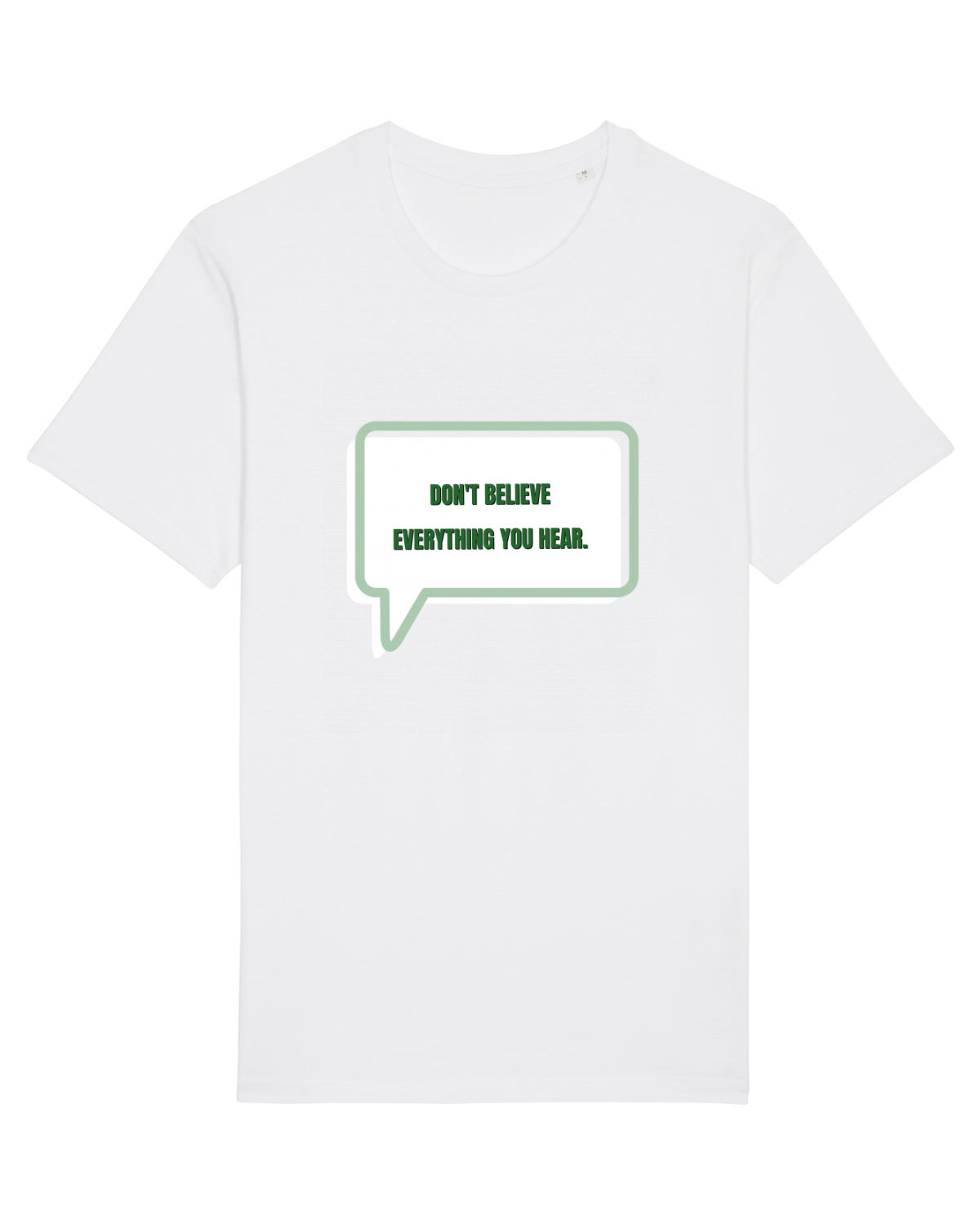 Tricou mânecă scurtă Unisex Rocker White