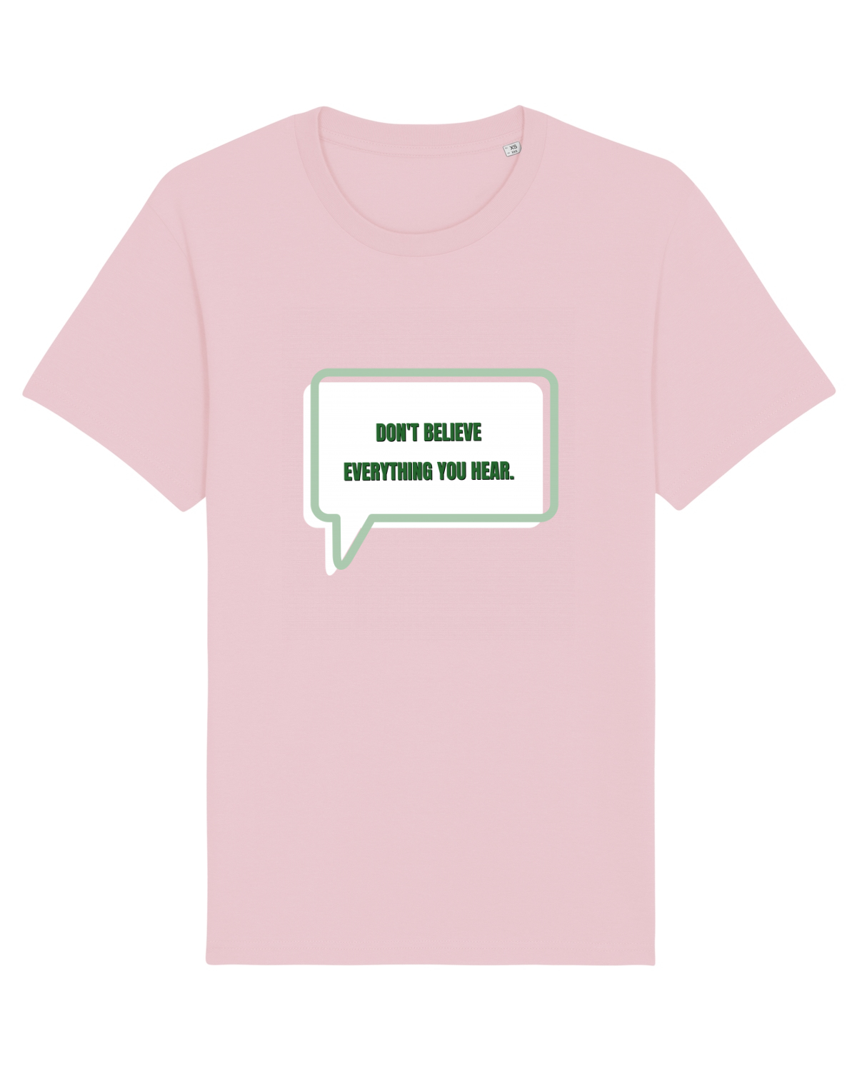 Tricou mânecă scurtă Unisex Rocker Cotton Pink