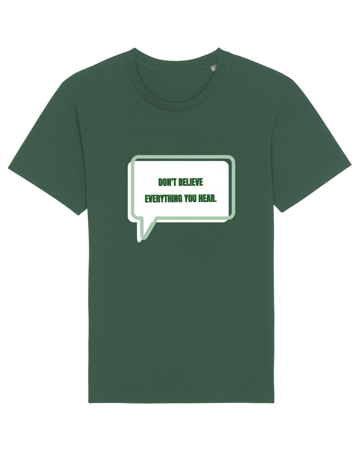 Tricou mânecă scurtă Unisex Rocker Bottle Green