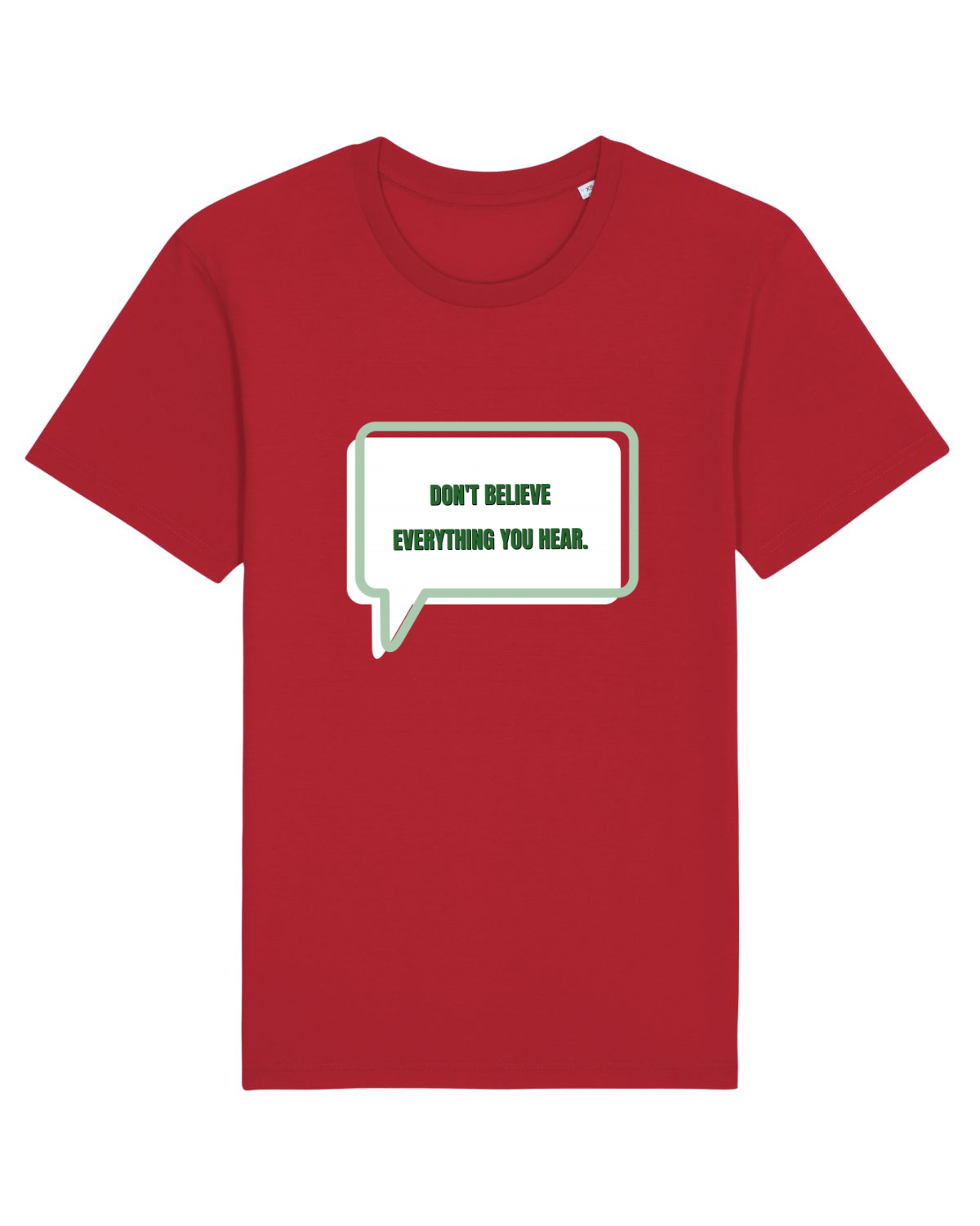 Tricou mânecă scurtă Unisex Rocker Red
