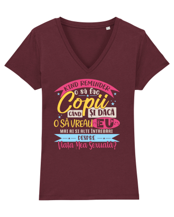 Kind reminder pentru gura lumii Burgundy