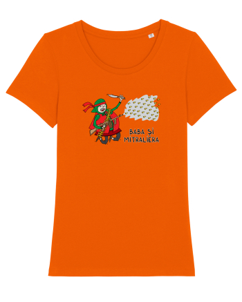 Baba și mitraliera Bright Orange