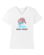 Brain freeze Tricou mânecă scurtă guler V Bărbat Presenter