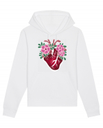 Valentine's Love Heart Flowers Hanorac Unisex Drummer