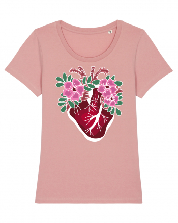 Valentine's Love Heart Flowers Canyon Pink