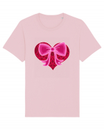 Valentine's Love Heart Bow Tricou mânecă scurtă Unisex Rocker