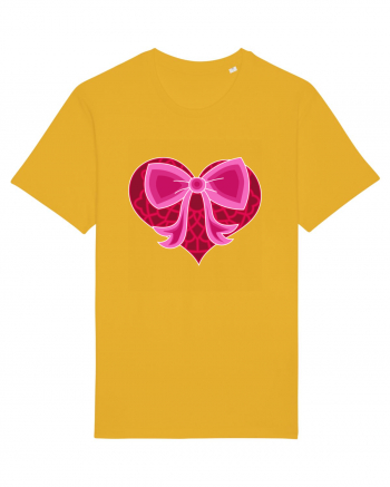 Valentine's Love Heart Bow Spectra Yellow